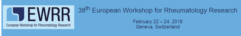 38th European Workshop for Rheumatology Research