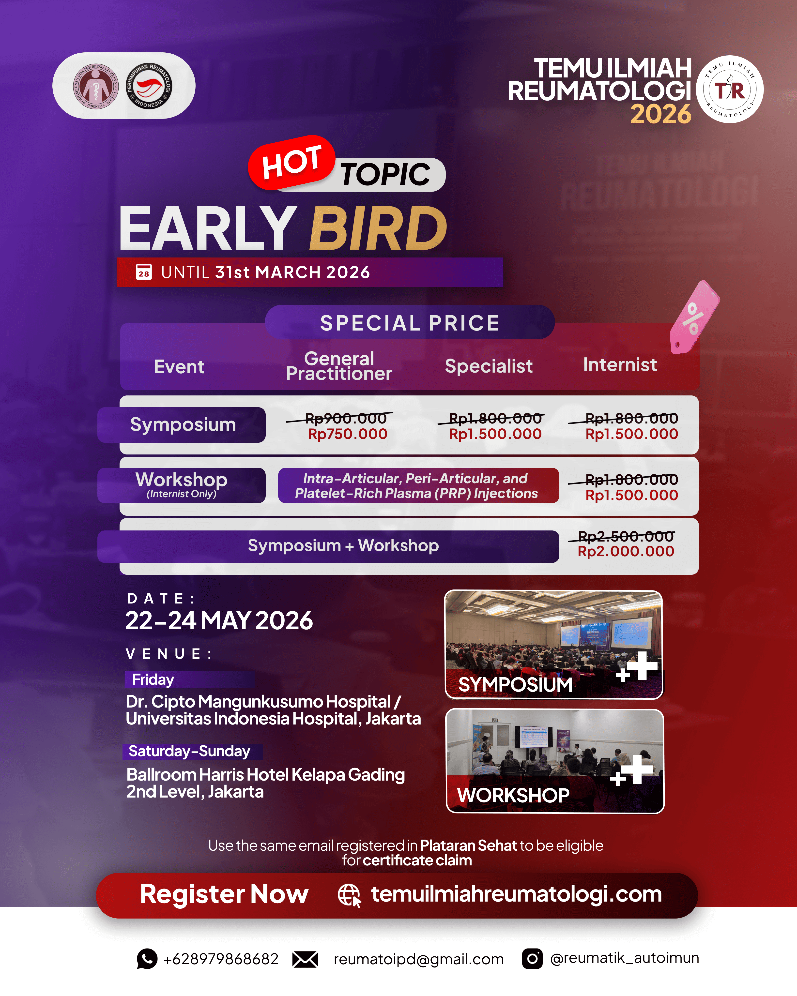 EARLY BIRD – TEMU ILMIAH REUMATOLOGI 2026