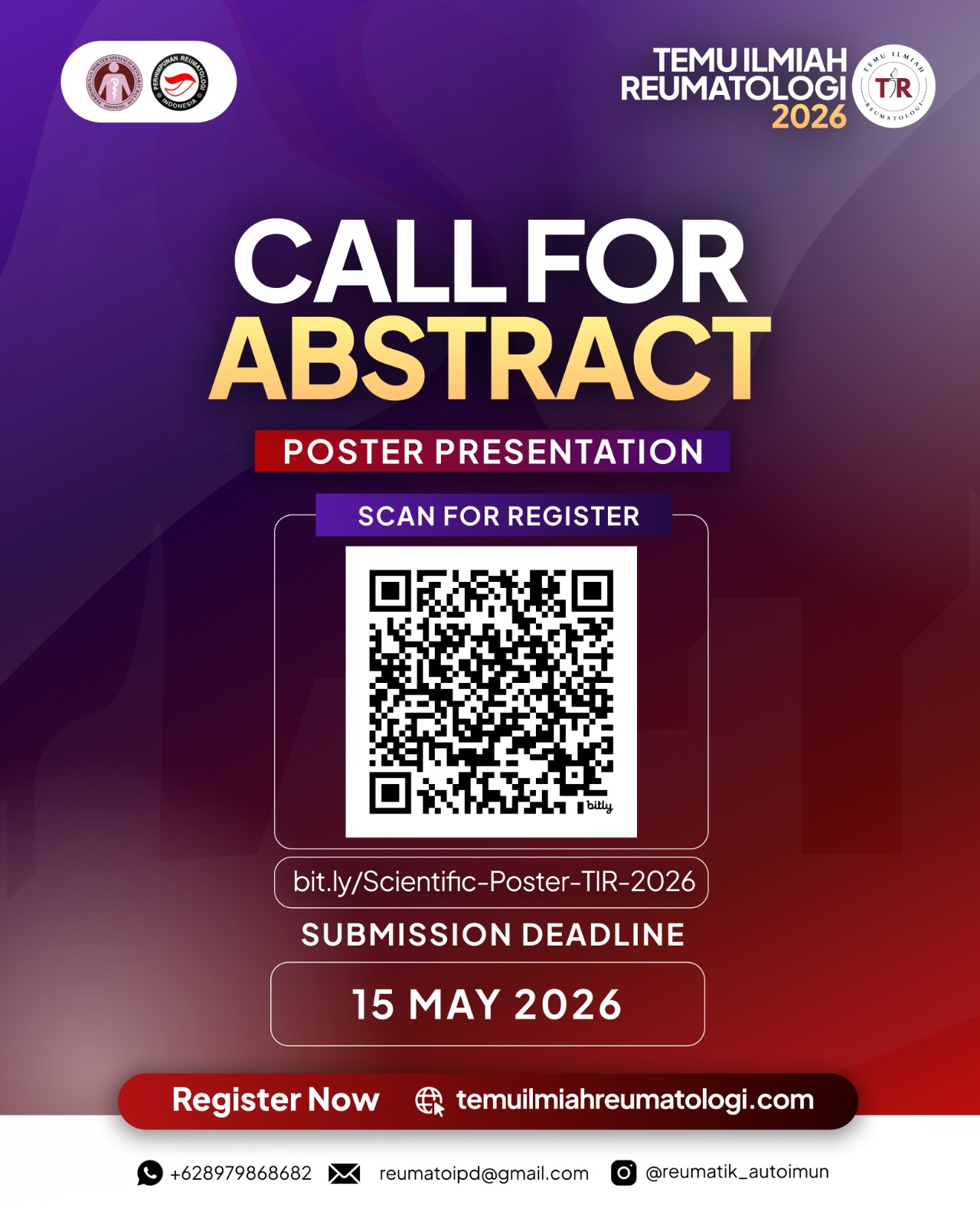 📢 CALL FOR ABSTRACT – TEMU ILMIAH REUMATOLOGI 2026